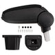 Vidaxl armsteun 12x31x(29,5-47) cm abs zwart
