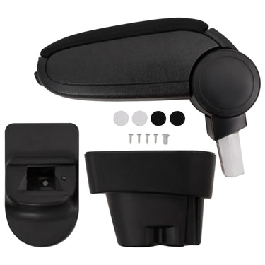 Vidaxl armsteun 12x36x(33,5-48) cm abs zwart