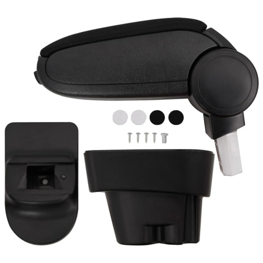 Vidaxl armsteun 12x36x(33,5-48) cm abs zwart