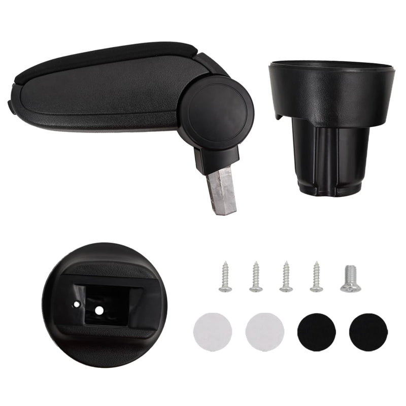 Load image into Gallery viewer, Vidaxl armsteun 13x33x(33-49) cm abs zwart
