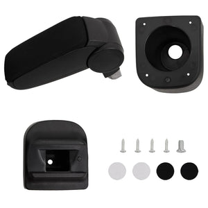 Vidaxl armsteun 12x34x(35-47) cm abs zwart