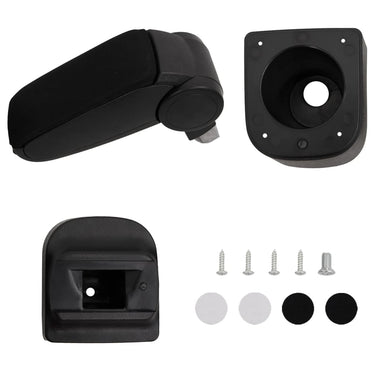 Vidaxl armsteun 12x34x(35-47) cm abs zwart