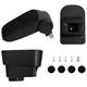 Vidaxl armsteun 11x35x(32-49) cm abs zwart