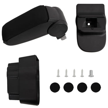 Vidaxl armsteun 12x37x(31-48) cm abs zwart