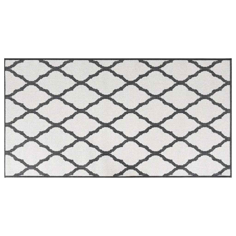 Load image into Gallery viewer, Vidaxl buitenkleed omkeerbaar 80x150 cm grijs en wit
