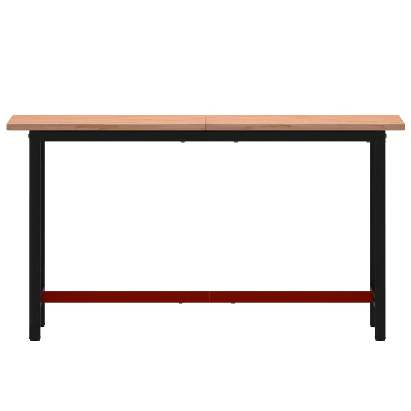 Load image into Gallery viewer, Vidaxl werkbank 150x55x81,5 cm massief beukenhout en metaal
