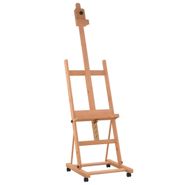 Vidaxl schildersezel 55x53,5x178 cm massief beukenhout