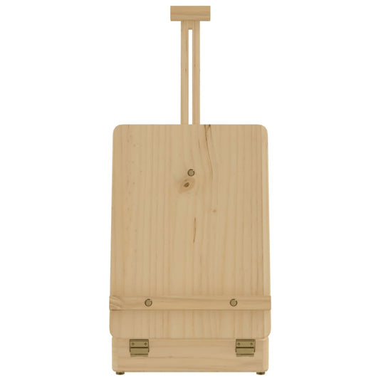 Vidaxl tafelezel 27x43x68 cm massief grenenhout