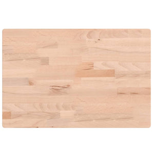 Vidaxl wastafelblad 60x40x2,5 cm massief beukenhout