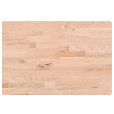 Vidaxl wastafelblad 60x40x2,5 cm massief beukenhout