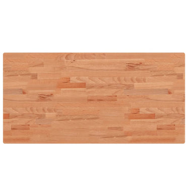 Vidaxl wastafelblad 100x50x2,5 cm massief beukenhout