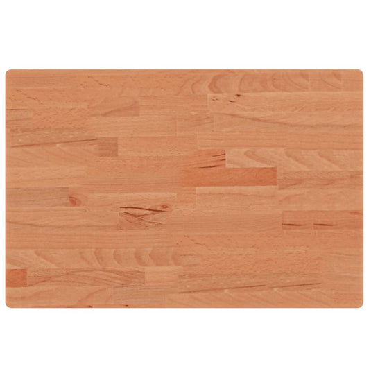 Vidaxl wastafelblad 60x40x2,5 cm massief beukenhout