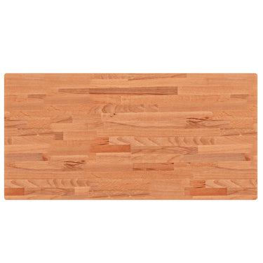 Vidaxl wastafelblad 100x50x4 cm massief beukenhout