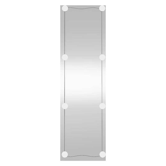 VidaXL Wandspiegel met LED's rechthoekig 30x100 cm glas