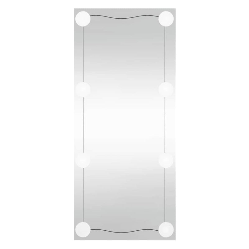 Load image into Gallery viewer, VidaXL Wandspiegel met LED's rechthoekig 40x80 cm glas
