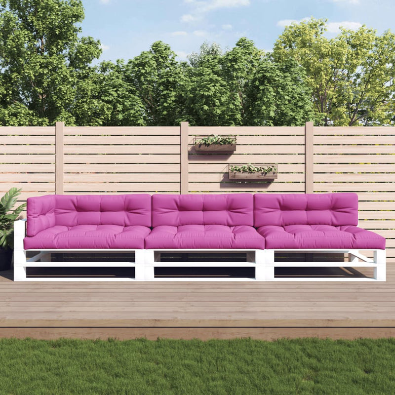 Load image into Gallery viewer, Vidaxl palletkussens 7 st stof roze
