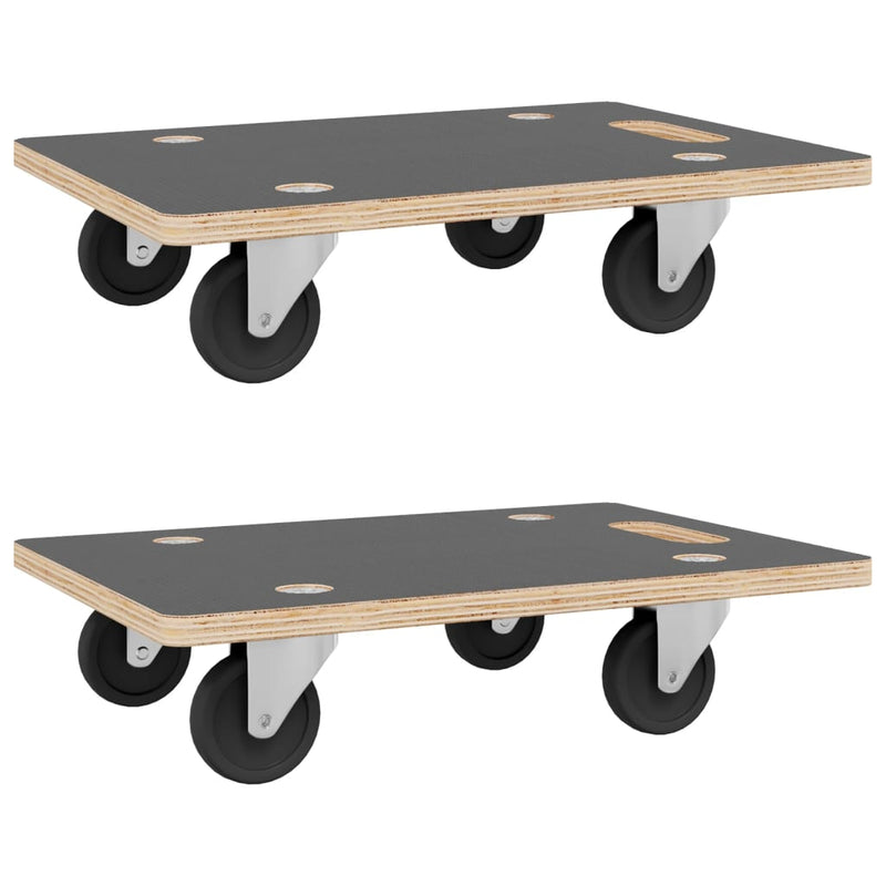Load image into Gallery viewer, Vidaxl meubelhondjes 2 st rechthoekig 250 kg 80x55x11,5 cm
