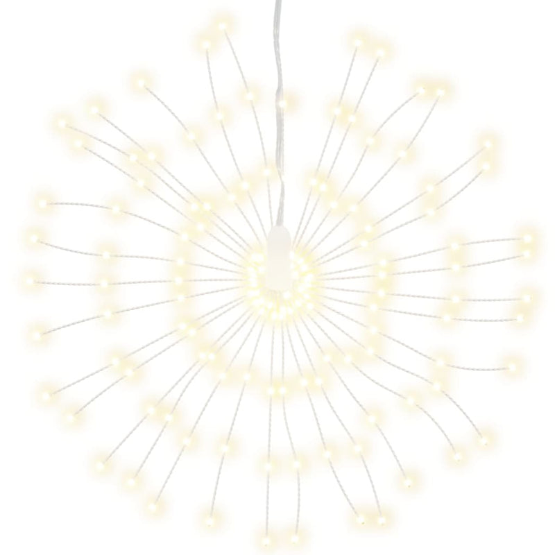Load image into Gallery viewer, VidaXL Kerstverlichting vuurwerk 8 st 140 warmwitte LED's 17 cm
