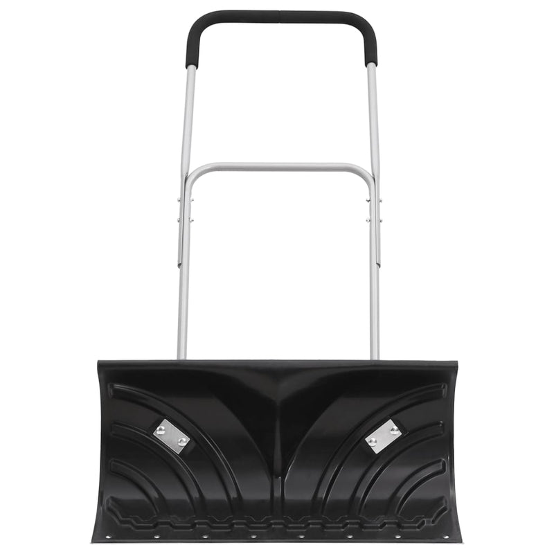 Load image into Gallery viewer, Vidaxl sneeuwschep met uitschuifbaar handvat 66 cm bladstaal zwart
