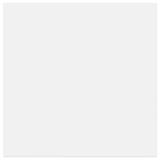 Vidaxl canvasdoeken 12 st stof en massief grenenhout wit