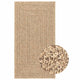 Vidaxl vloerkleed zizur binnen en buiten 80x150 cm jute look