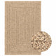 Vidaxl vloerkleed zizur binnen en buiten 120x170 cm jute look
