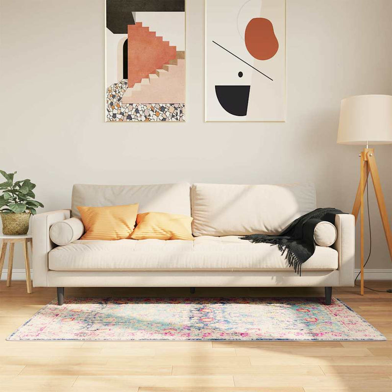 Load image into Gallery viewer, Vidaxl vloerkleed wasbaar anti-slip 80x150 cm meerkleurig
