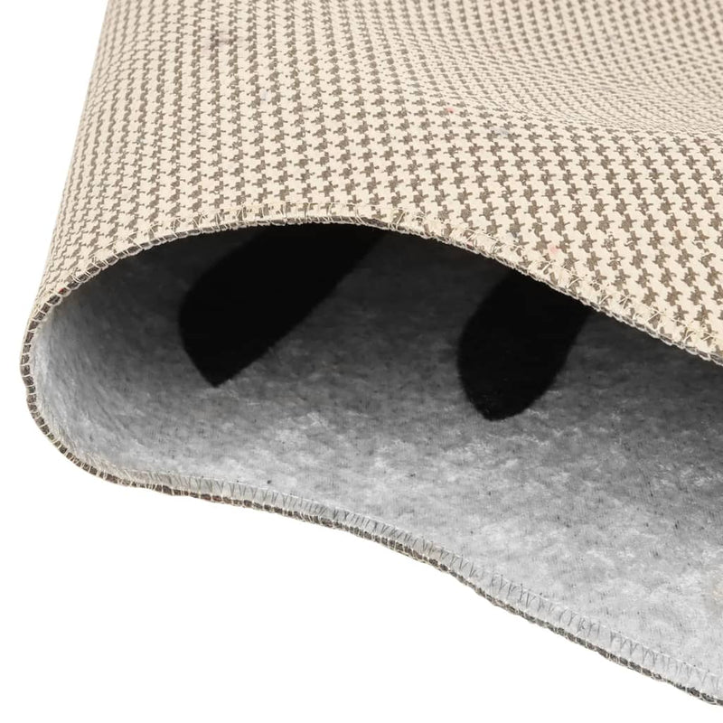 Load image into Gallery viewer, Vidaxl vloerkleed zebrapatroon wasbaar anti-slip 120x170 cm zwart wit
