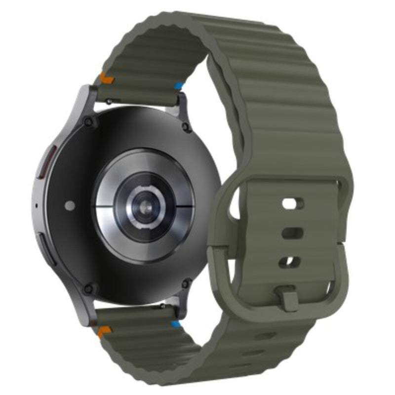 Afbeelding laden in galerijviewer, Justincase activeflex strap voor samsung galaxy watch 20mm khaki
