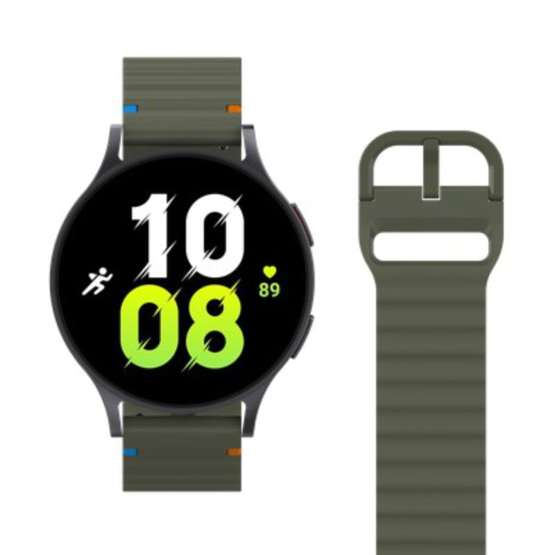 Afbeelding laden in galerijviewer, Justincase activeflex strap voor samsung galaxy watch 20mm khaki
