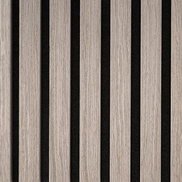 Wallart akupanelen 4 st akoestisch grijs eiken