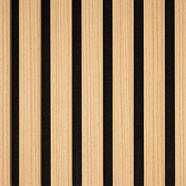 WallArt WallArt Akupanelen 4 st akoestisch natuurlijk eiken