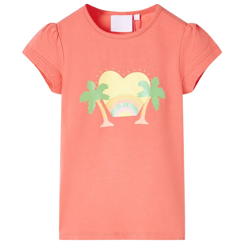 Load image into Gallery viewer, VidaXL Kindershirt 140 koraalkleurig

