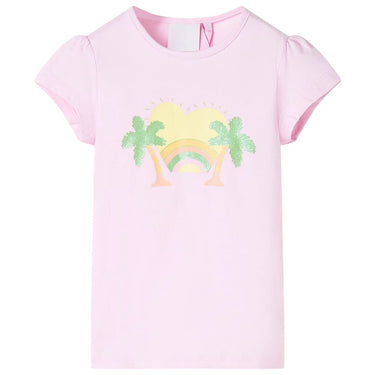 Vidaxl kindershirt 116 lichtroze