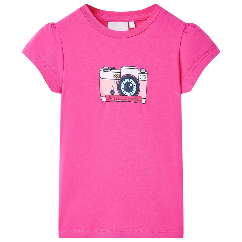 Load image into Gallery viewer, VidaXL Kindershirt 116 donkerroze
