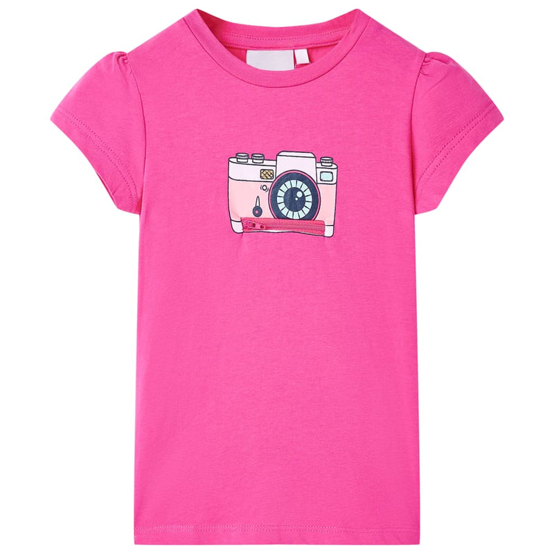 Load image into Gallery viewer, VidaXL Kindershirt 140 donkerroze
