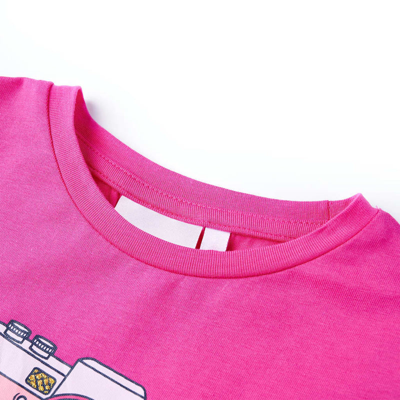 Load image into Gallery viewer, VidaXL Kindershirt 140 donkerroze
