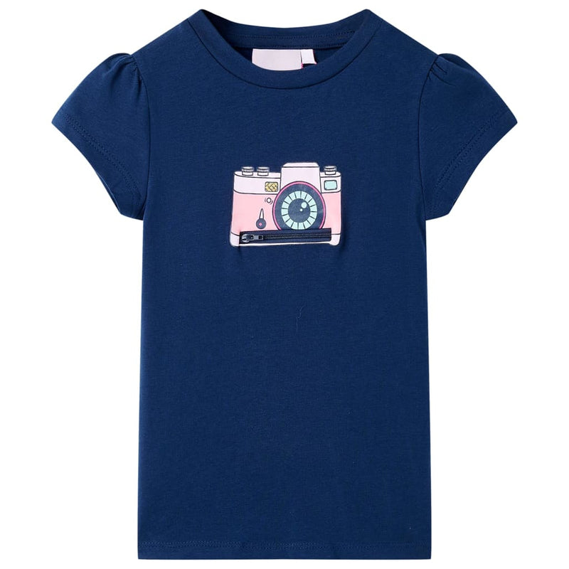 Load image into Gallery viewer, Vidaxl kindershirt 116 marineblauw
