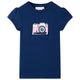 VidaXL Kindershirt 140 marineblauw