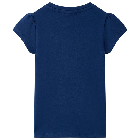 VidaXL Kindershirt 140 marineblauw