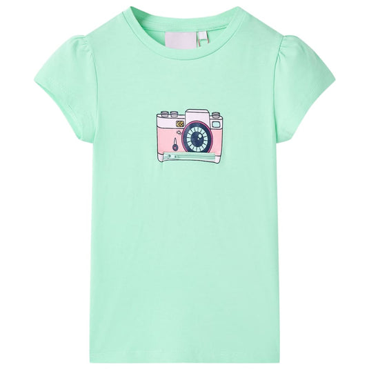 VidaXL Kindershirt 140 felgroen