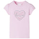 Vidaxl kindershirt 104 lichtroze