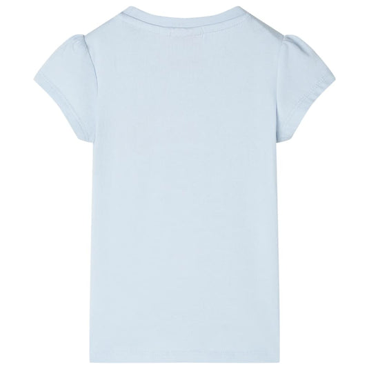 VidaXL Kindershirt 92 lichtblauw