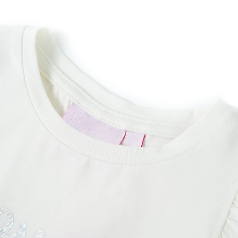 Load image into Gallery viewer, Vidaxl kindershirt met mouwen met ruches 140 wit

