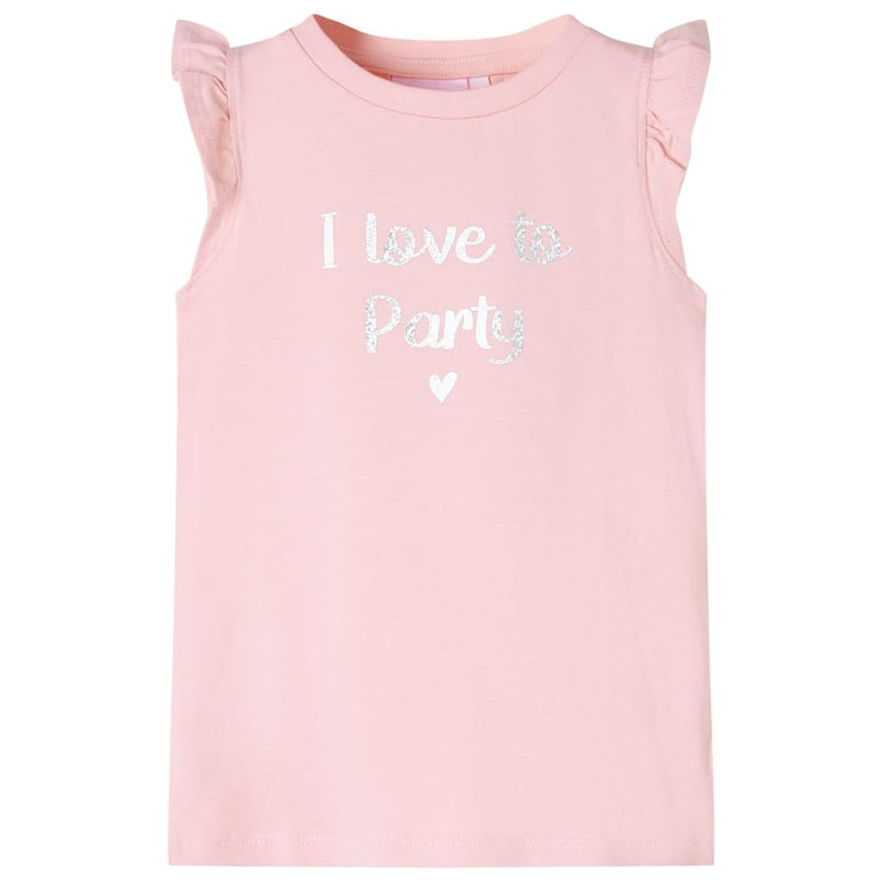 Load image into Gallery viewer, Vidaxl kindershirt met ruches aan de mouwen 140 lichtroze
