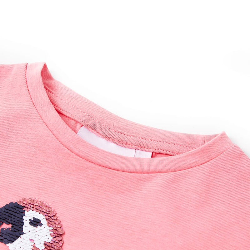 Load image into Gallery viewer, Vidaxl kindershirt 92 fluorescerend roze
