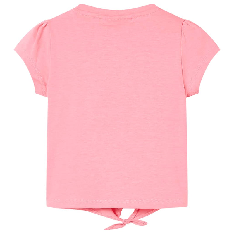 Load image into Gallery viewer, VidaXL Kindershirt 128 fluorescerend roze
