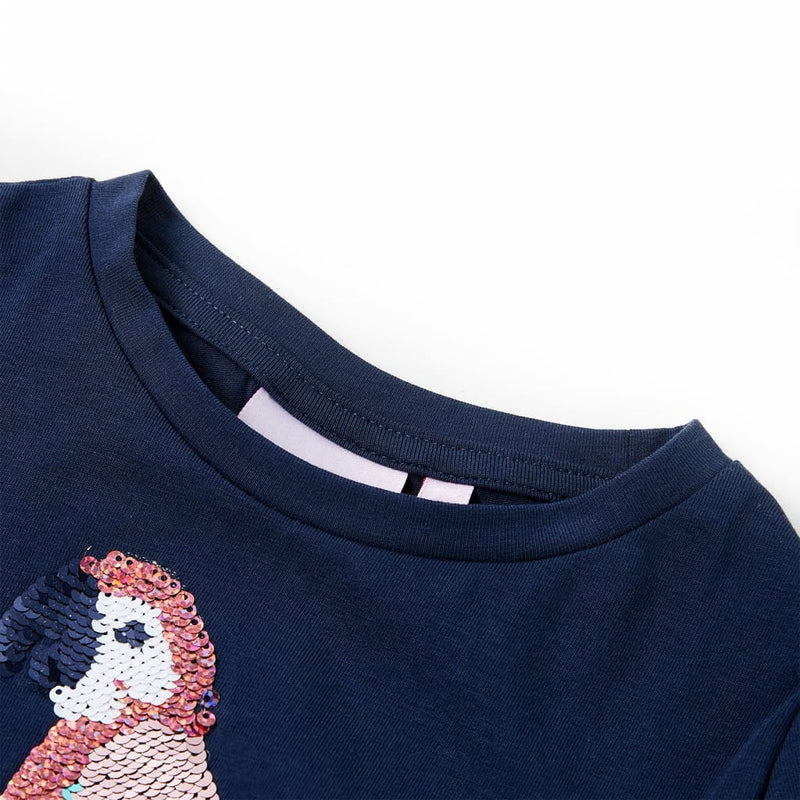 Load image into Gallery viewer, VidaXL Kindershirt 92 marineblauw
