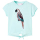 VidaXL Kindershirt 116 lichtzeeblauw