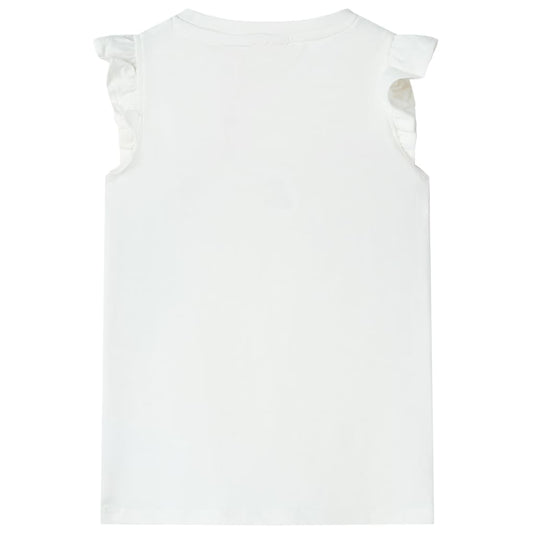 Vidaxl kindershirt 104 ecru